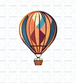 Reisender Heißluftballon